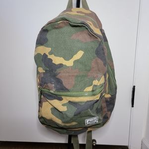 Herschel Camo Canvas Backpack